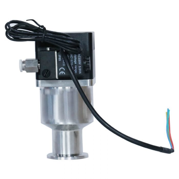 High Vacuum Pneumatic Angle Valve in DC24V/AC220V - Image 3