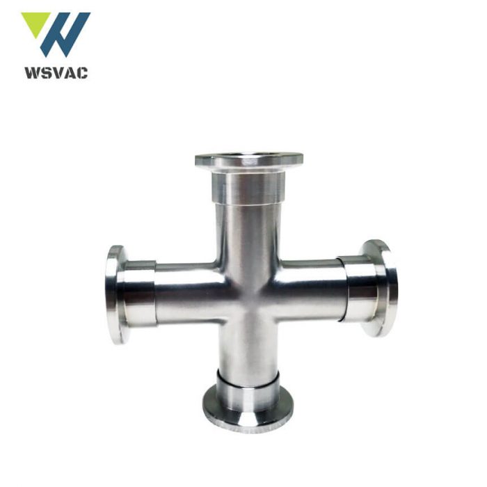Staniless Steel 304 Vacuum KF 4 Way Crosses