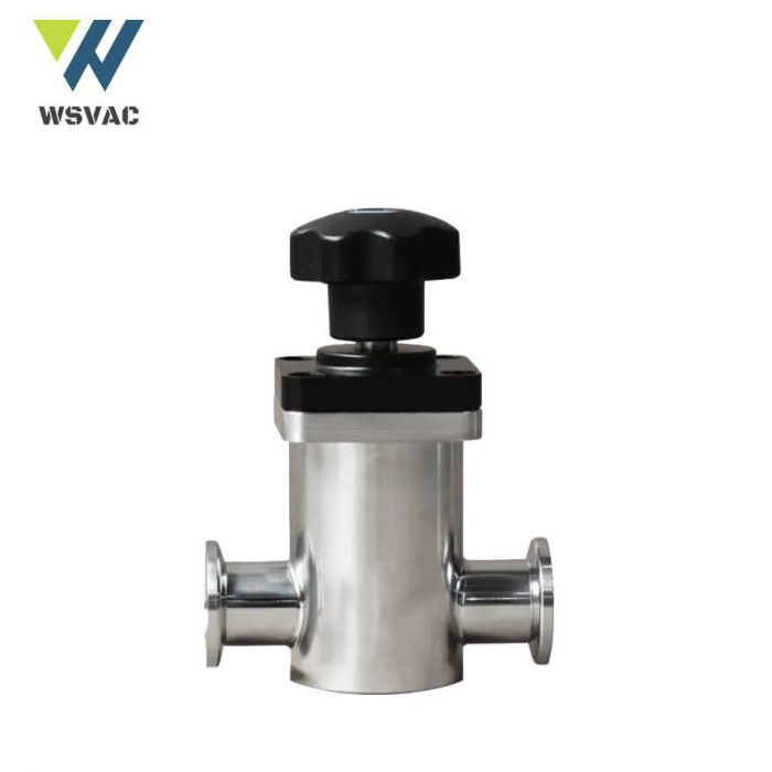 HIGH VACUUM MANUAL STRAIGHT ANGLE VALVE DN16-DN50
