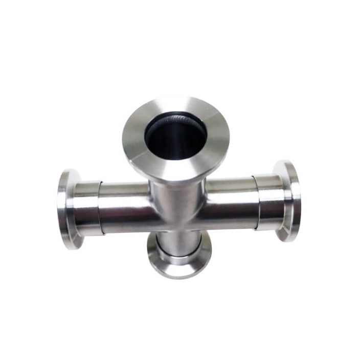 Staniless Steel 304 Vacuum KF 4 Way Crosses - Image 3